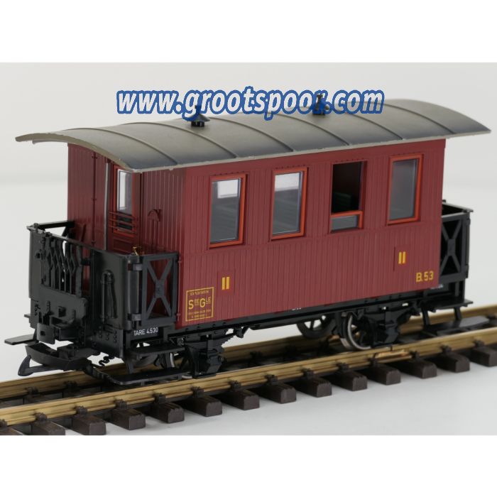 LGB 3206 B53 2e kl personenwagon mit Metallrader - sku: 20260724023551 - Gebruikt - Zeer goede staat - Afbeelding 2