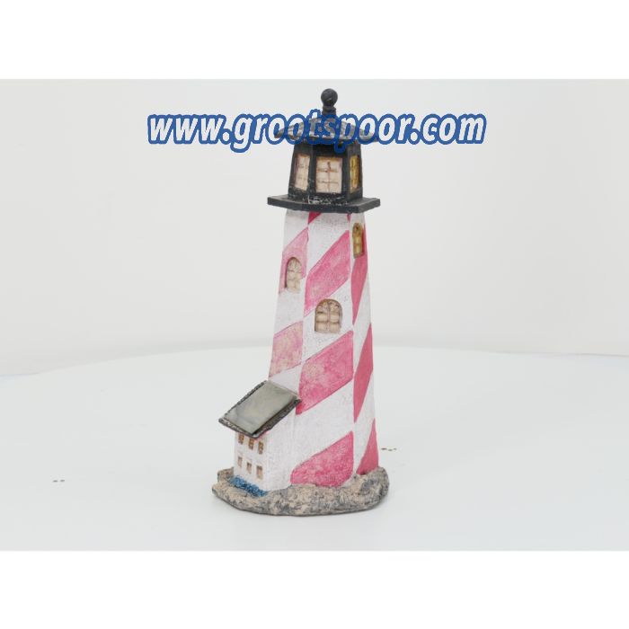 Decoratieve polyresin vuurtoren met verlichting - sku: 20260730115659 - Used - Very good condition - Photo 2