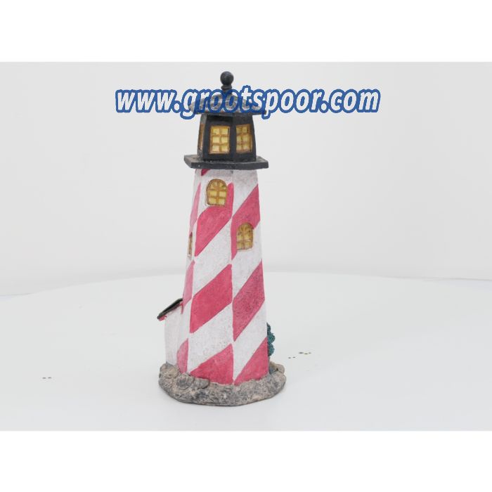 Decoratieve polyresin vuurtoren met verlichting - sku: 20260730115659 - Used - Very good condition - Photo 3