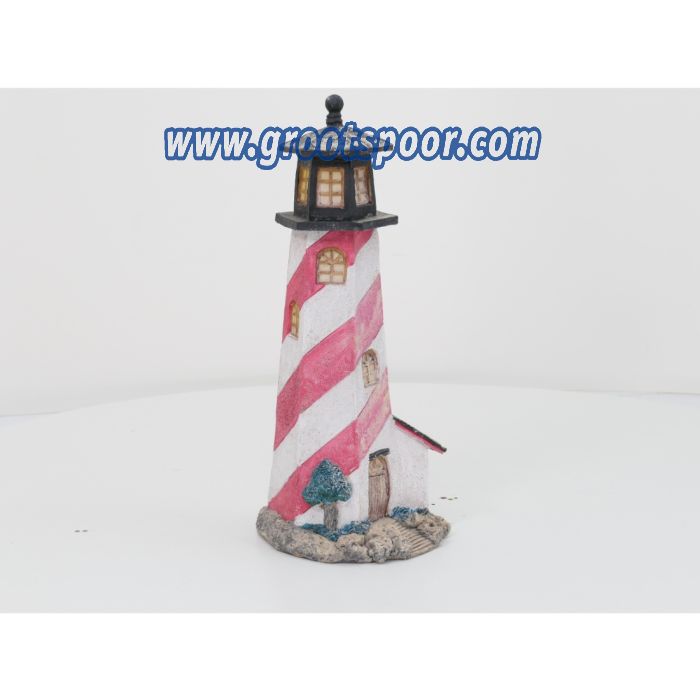 Decoratieve polyresin vuurtoren met verlichting - sku: 20260730115659 - Used - Very good condition - Photo 4
