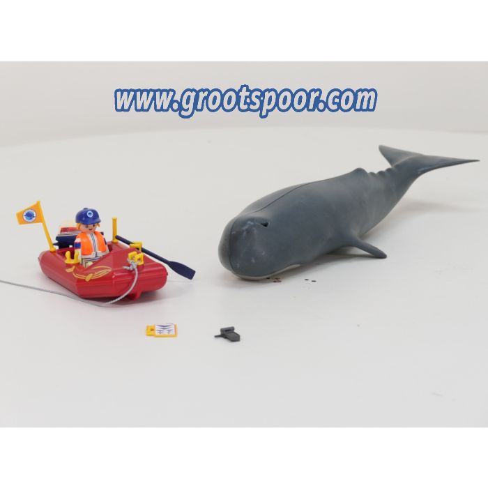 Playmobil 4489 Rubberboot met Potvis & Duikers VVP #9909 - sku: 20260805114743 - Used - Very good condition - Photo 5