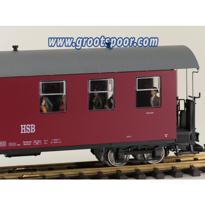 TRAINLINE45 3530790 HSB Packwagen 902-304, 8 Figuren, Innenbeleuchtung, Metallrader, Energiespeicher #1081 - sku: 20260807021819 - Gebruikt - Zo goed als nieuw - Afbeelding 4