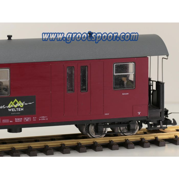 TRAINLINE45 3530790 HSB Packwagen 902-304, 5 Figuren, Innenbeleuchtung, Metallrader, Energiespeicher #877 - sku: 20260807024004 - Gebruikt - Goede staat - Afbeelding 4