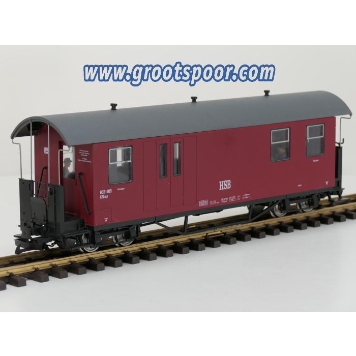 TRAINLINE45 3530795 HSB Packwagen, 902-308, 4 Figuren, Innenbeleuchtung, Metallrader, Energiespeicher #717 - sku: 20260807034359 - Gebruikt - Zeer goede staat - Afbeelding 2