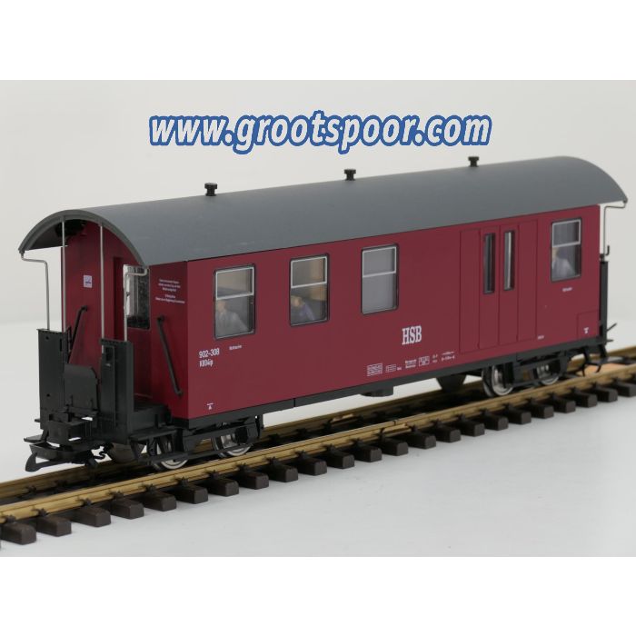 TRAINLINE45 3530795 HSB Packwagen, 902-308, 5 Figuren, Innenbeleuchtung, Metallrader, Energiespeicher #427 - sku: 20260807040223 - Gebruikt - Zeer goede staat - Afbeelding 2