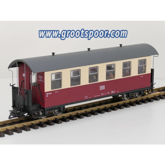 TRAINLINE45 3530826 HSB Personenwagen 6 Fenster 900-444, 10 Figuren, Innenbeleuchtung, Metallrader, Energiespeicher #430 - sku: 20260813015409 - Gebruikt - Zeer goede staat - Afbeelding 2