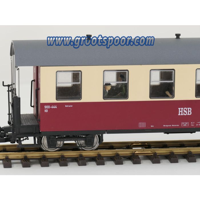 TRAINLINE45 3530826 HSB Personenwagen 6 Fenster 900-444, 10 Figuren, Innenbeleuchtung, Metallrader, Energiespeicher #430 - sku: 20260813015409 - Gebruikt - Zeer goede staat - Afbeelding 3