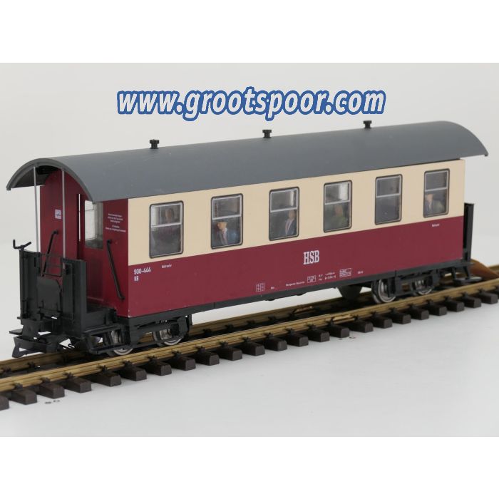 TRAINLINE45 3530826 HSB Personenwagen 6 Fenster 900-444, 9 Figuren, Innenbeleuchtung, Metallrader, Energiespeicher #732 - sku: 20260813023348 - Gebruikt - Zeer goede staat - Afbeelding 2