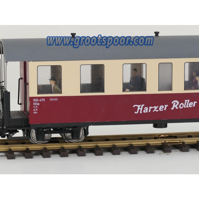 TRAINLINE45 3530730 HSB Personenwagen 7 Fenster 900-479 Harzer Roller, 13 Figuren, Innenbeleuchtung, Metallrader, Energiespeicher,#840 - sku: 20260813033649 - Used - Very good condition - Photo 3