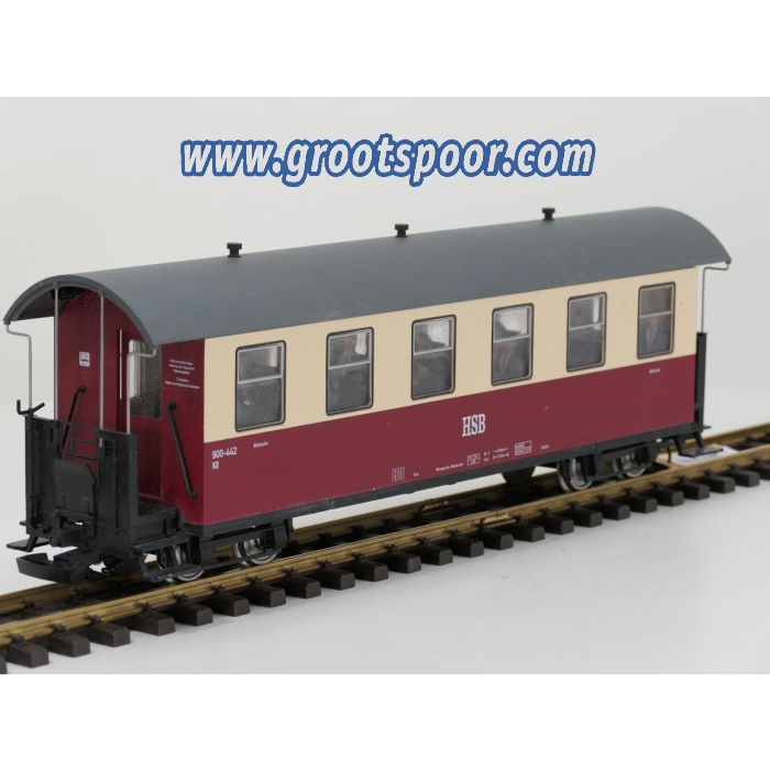 TRAINLINE45 3530825 HSB Personenwagen 6 Fenster 900-442, 9 Figuren, Innenbeleuchtung, Metallrader, Energiespeicher,#842 - sku: 20260813045050 - Gebruikt - Zeer goede staat - Afbeelding 2
