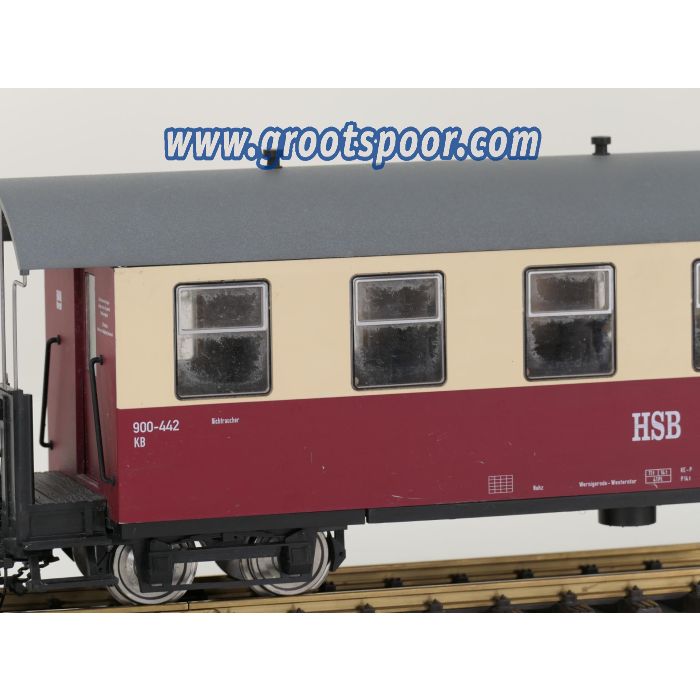 TRAINLINE45 3530825 HSB Personenwagen 6 Fenster 900-442, 9 Figuren, Innenbeleuchtung, Metallrader, Energiespeicher,#842 - sku: 20260813045050 - Gebruikt - Zeer goede staat - Afbeelding 5