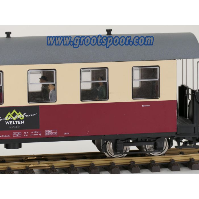 TRAINLINE45 3530825 HSB Personenwagen 6 Fenster 900-442, 11 Figuren, Innenbeleuchtung, Metallrader, Energiespeicher,#715 - sku: 20260813044726 - Gebruikt - Zeer goede staat - Afbeelding 4