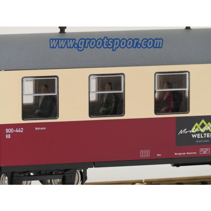 TRAINLINE45 3530825 HSB Personenwagen 6 Fenster 900-442, 11 Figuren, Innenbeleuchtung, Metallrader, Energiespeicher,#715 - sku: 20260813044726 - Gebruikt - Zeer goede staat - Afbeelding 5
