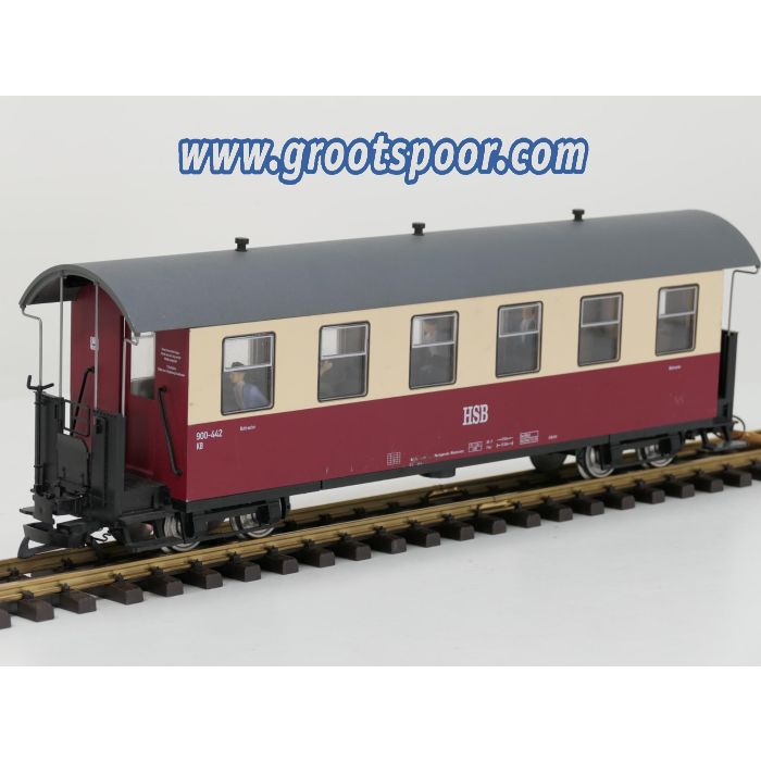 TRAINLINE45 3530825 HSB Personenwagen 6 Fenster 900-442, 5 Figuren, Innenbeleuchtung, Metallrader, Energiespeicher,#220 - sku: 20260813044439 - Gebruikt - Zeer goede staat - Afbeelding 2