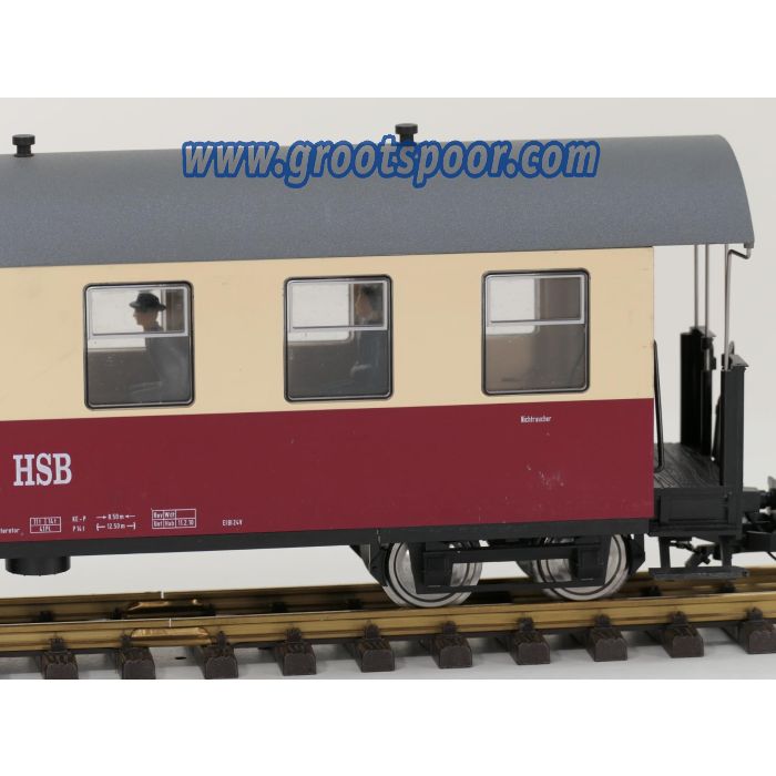 TRAINLINE45 3530825 HSB Personenwagen 6 Fenster 900-442, 5 Figuren, Innenbeleuchtung, Metallrader, Energiespeicher,#220 - sku: 20260813044439 - Gebruikt - Zeer goede staat - Afbeelding 4