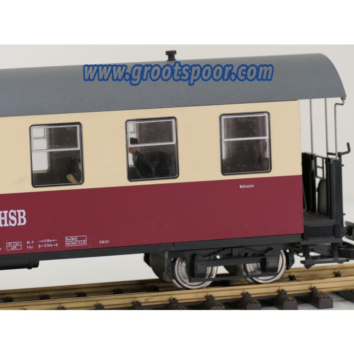 TRAINLINE45 3530825 HSB Personenwagen 6 Fenster 900-442, 5 Figuren, Innenbeleuchtung, Metallrader, Energiespeicher,#220 - sku: 20260813044439 - Gebruikt - Zeer goede staat - Afbeelding 6