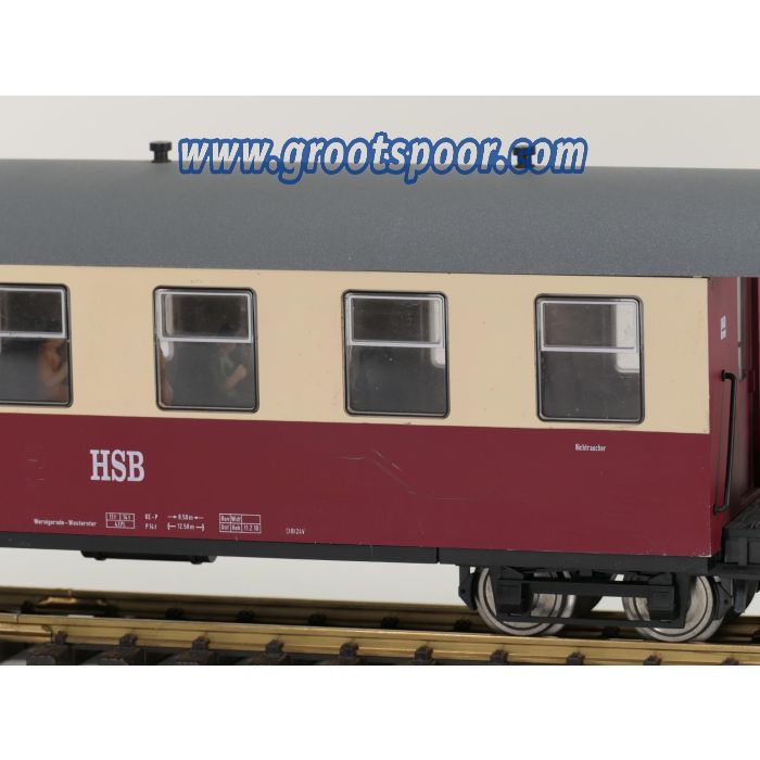TRAINLINE45 3530825 HSB Personenwagen 6 Fenster 900-442, 8 Figuren, Innenbeleuchtung, Metallrader, Energiespeicher,#434 - sku: 20260813043319 - Gebraucht - Sehr guter Zustand - Bild 4
