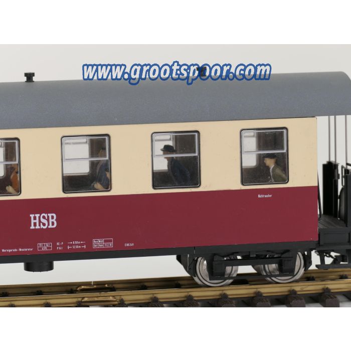 TRAINLINE45 3530825 HSB Personenwagen 6 Fenster 900-442, 8 Figuren, Innenbeleuchtung, Metallrader, Energiespeicher,#434 - sku: 20260813043319 - Gebraucht - Sehr guter Zustand - Bild 6