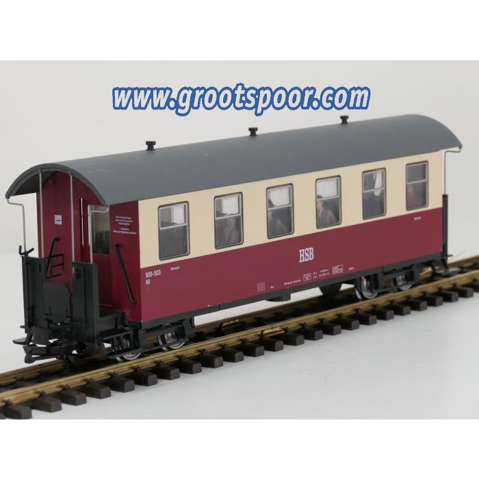 TRAINLINE45 3530820 HSB Personenwagen 6 Fenster 900-503, 7 Figuren, Innenbeleuchtung, Metallrader, Energiespeicher, #735 - sku: 20260814104215 - Gebraucht - Guter Zustand - Bild 2