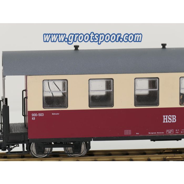 TRAINLINE45 3530820 HSB Personenwagen 6 Fenster 900-503, 7 Figuren, Innenbeleuchtung, Metallrader, Energiespeicher, #735 - sku: 20260814104215 - Gebraucht - Guter Zustand - Bild 5