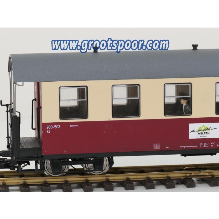 TRAINLINE45 3530820 HSB Personenwagen 6 Fenster 900-503, 5 Figuren, Innenbeleuchtung, Metallrader, Energiespeicher, #735 - sku: 20260814112344 - Gebruikt - Goede staat - Afbeelding 3