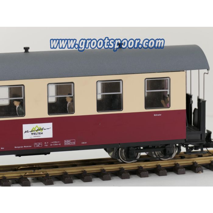 TRAINLINE45 3530820 HSB Personenwagen 6 Fenster 900-503, 5 Figuren, Innenbeleuchtung, Metallrader, Energiespeicher, #735 - sku: 20260814112344 - Gebruikt - Goede staat - Afbeelding 4