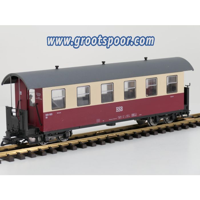 TRAINLINE45 3530820 HSB Personenwagen 6 Fenster 900-503, 8 Figuren, Innenbeleuchtung, Metallrader, Energiespeicher, #912 - sku: 20260814112624 - Gebruikt - Goede staat - Afbeelding 2