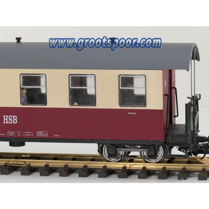 TRAINLINE45 3530820 HSB Personenwagen 6 Fenster 900-503, 8 Figuren, Innenbeleuchtung, Metallrader, Energiespeicher, #912 - sku: 20260814112624 - Gebruikt - Goede staat - Afbeelding 4