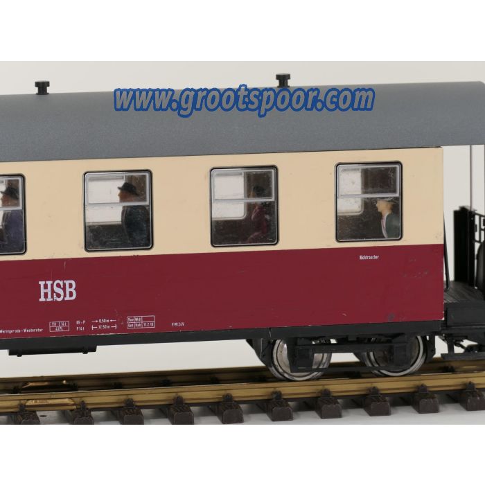TRAINLINE45 3530820 HSB Personenwagen 6 Fenster 900-503, 8 Figuren, Innenbeleuchtung, Metallrader, Energiespeicher, #912 - sku: 20260814112624 - Gebruikt - Goede staat - Afbeelding 6