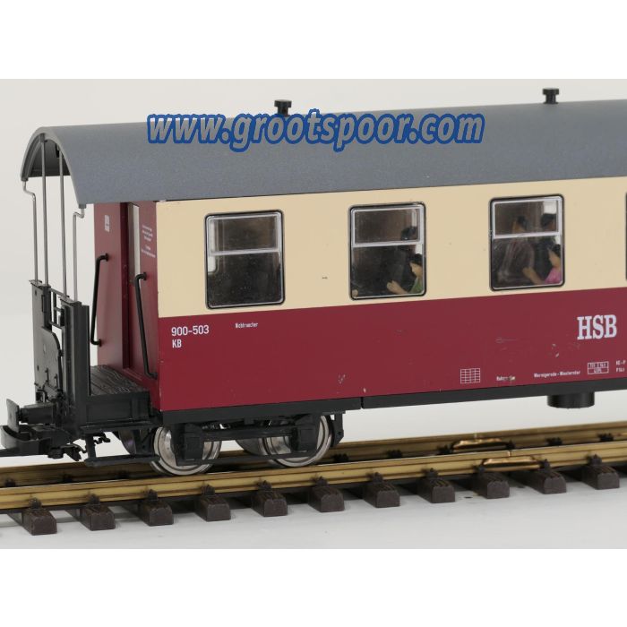 TRAINLINE45 3530820 HSB Personenwagen 6 Fenster 900-503, 10 Figuren, Innenbeleuchtung, Metallrader, Energiespeicher, #910 - sku: 20260814115223 - Used - Good condition - Photo 3