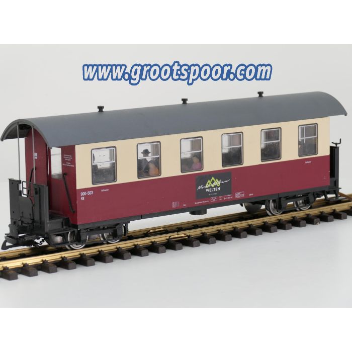 TRAINLINE45 3530820 HSB Personenwagen 6 Fenster 900-503, 6 Figuren, Innenbeleuchtung, Metallrader, Energiespeicher, #911 - sku: 20260814120126 - Gebraucht - Guter Zustand - Bild 2