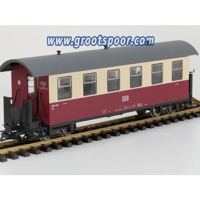 TRAINLINE45 3530824 HSB Personenwagen 6 Fenster 900-490, 3 Figuren, Innenbeleuchtung, Metallrader, Energiespeicher, #730 - sku: 20260814010610 - Gebraucht - Guter Zustand - Bild 2