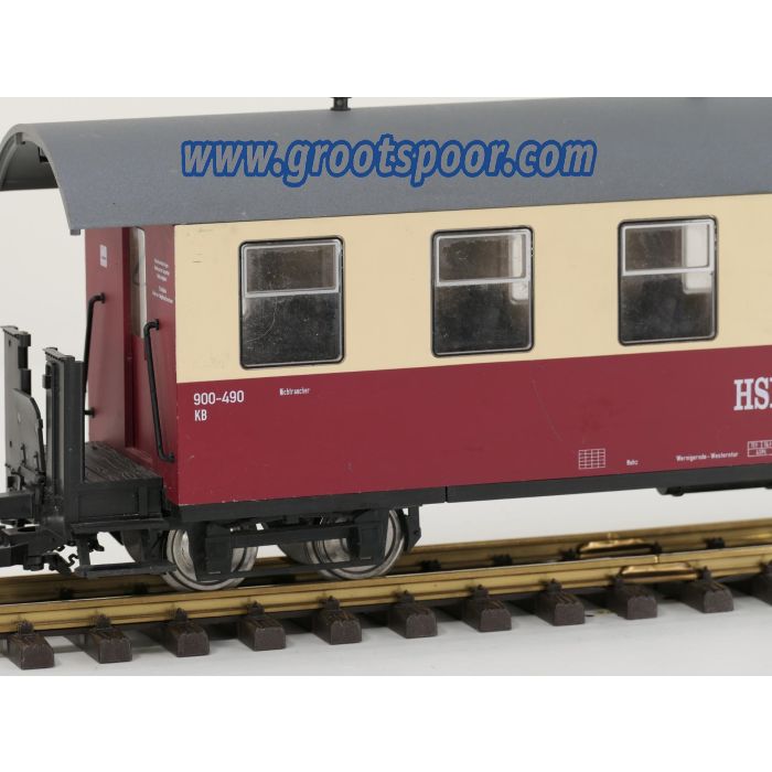 TRAINLINE45 3530824 HSB Personenwagen 6 Fenster 900-490, 3 Figuren, Innenbeleuchtung, Metallrader, Energiespeicher, #730 - sku: 20260814010610 - Gebraucht - Guter Zustand - Bild 3