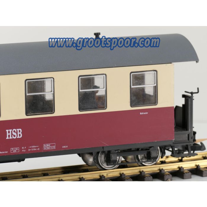 TRAINLINE45 3530824 HSB Personenwagen 6 Fenster 900-490, 3 Figuren, Innenbeleuchtung, Metallrader, Energiespeicher, #730 - sku: 20260814010610 - Gebraucht - Guter Zustand - Bild 4