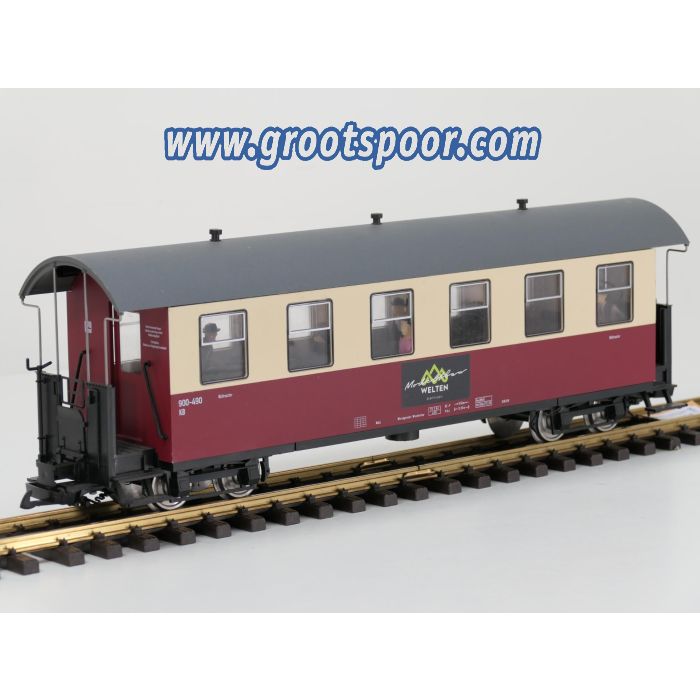 TRAINLINE45 3530824 HSB Personenwagen 6 Fenster 900-490, 11 Figuren, Innenbeleuchtung, Metallrader, Energiespeicher, #839 - sku: 20260814012345 - Gebruikt - Goede staat - Afbeelding 2