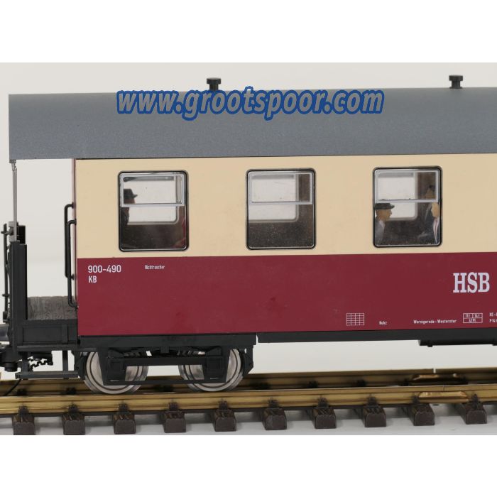 TRAINLINE45 3530824 HSB Personenwagen 6 Fenster 900-490, 11 Figuren, Innenbeleuchtung, Metallrader, Energiespeicher, #839 - sku: 20260814012345 - Gebruikt - Goede staat - Afbeelding 5