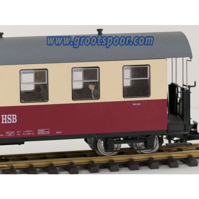 TRAINLINE45 3530824 HSB Personenwagen 6 Fenster 900-490, 11 Figuren, Innenbeleuchtung, Metallrader, Energiespeicher, #839 - sku: 20260814012345 - Gebruikt - Goede staat - Afbeelding 6