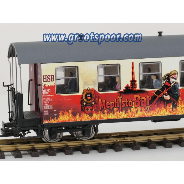 TRAINLINE45 3530721 HSB Personenwagen 900-483 "FAUST" 12 Figuren, Innenbeleuchtung, Metallrader, Energiespeicher, #716 - sku: 20260814050653 - Gebraucht - Sehr guter Zustand - Bild 3