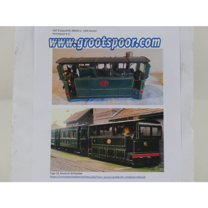 UNICAAT!!!  NMVB Loc 1069, Type 18, Museum Schepdaal, LIVE STEAM - sku: 20211016021132 - Gebruikt - Zeer goede staat - Afbeelding 12