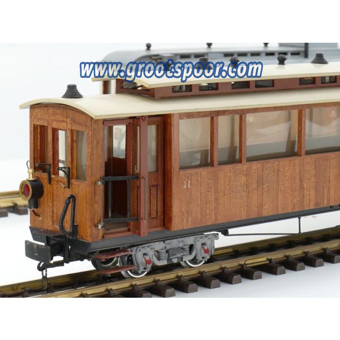 Set  UNICAAT!!!   Motorrijtuig ZVTM ME 15 & Rijtuig ZVTM 6