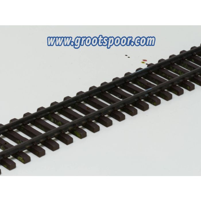 LGB Flexrails 150 cm Ongepoetst, Met LGB Railverbinders