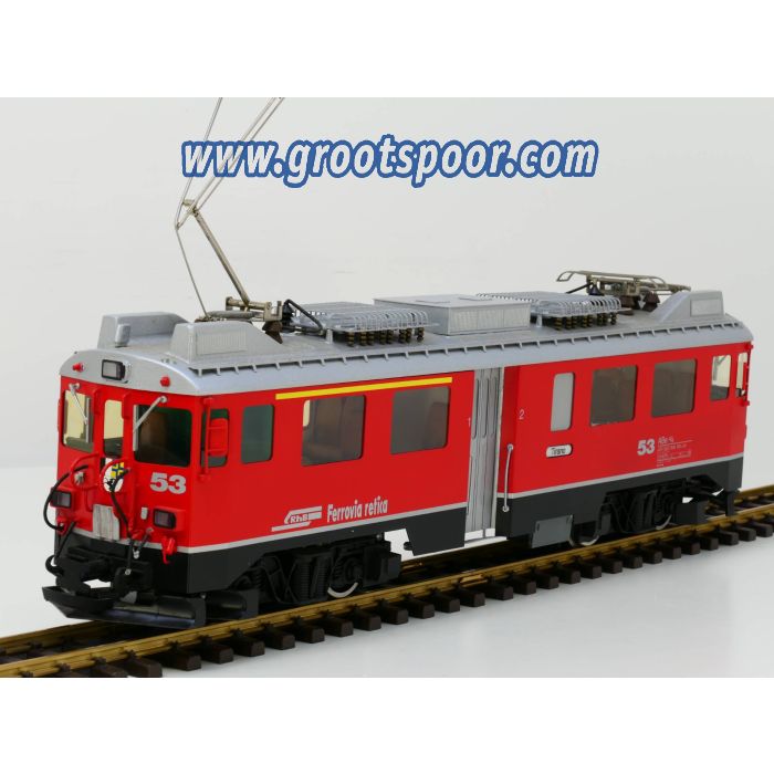 Scheba Adhäsionstriebwagen ABe 4/4III der Rhätischen Bahn, Nr. 53, Vitrinemodell