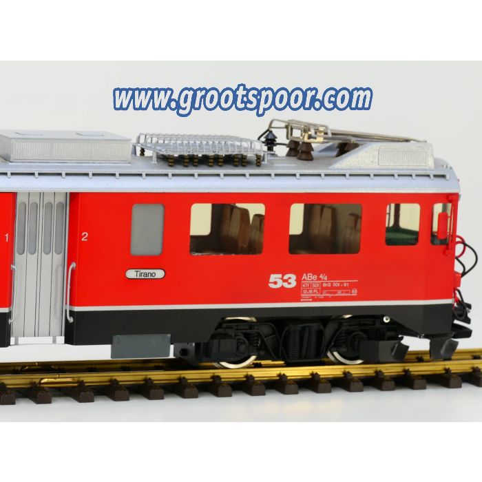 Scheba Adhäsionstriebwagen ABe 4/4III der Rhätischen Bahn, Nr. 53, Vitrinemodell
