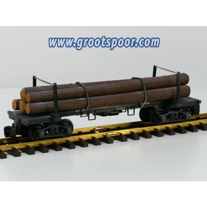 LGB 42660 Sumpter Valley-Langholzwagen, Selten, met Klauw-koppelingen