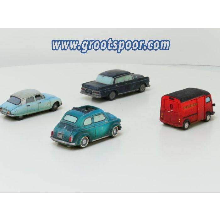 Set A Polystone auto's 4St.
