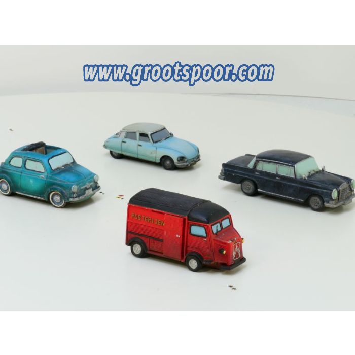 Set A Polystone auto's 4St.