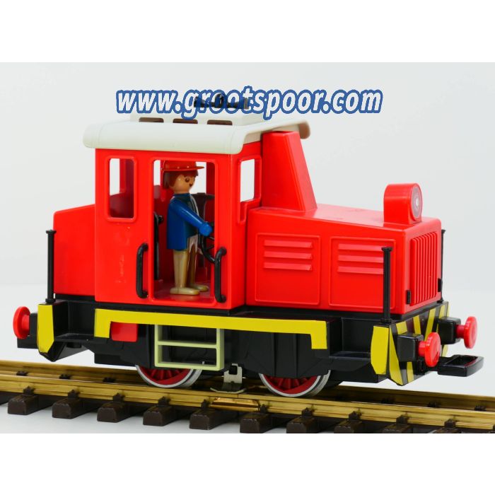 Playmobil 4050 Rode Diesellok met Machinist - sku: 20220421025458 - Used - Good condition - Photo 3