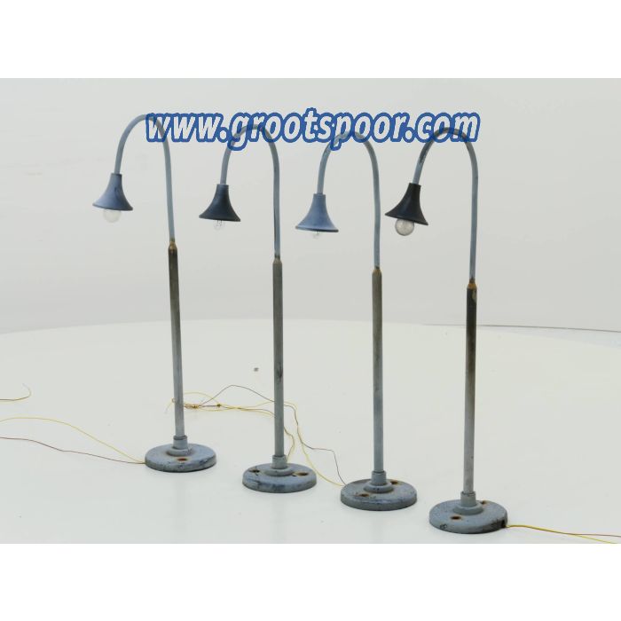 Set 4x Lantaarnpalen Messing /Kunststof (zelfbouw) - sku: 20220430021650 - Used - Photo 2