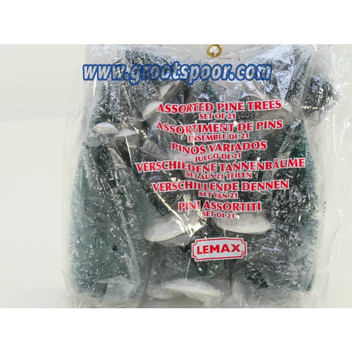 Lemax Assorted Pine Trees Set of 21 - sku: 20220527020710 - New - New condition - Photo 2