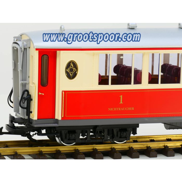 LGB 30650 RhB-Salonwagen As 1142 Met binnenverlichting, Metallrader - sku: 20220609014654 - Gebraucht - Sehr guter Zustand - Bild 2